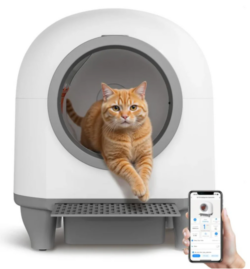 Warcat Smart Cat Litter Box – Self-Cleaning & Odor-Free